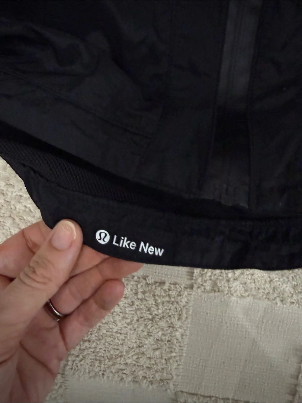 Lululemon In The‎ Clear Jacket Black size 4